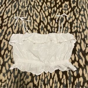 Love Tree White Eyelet Camisole